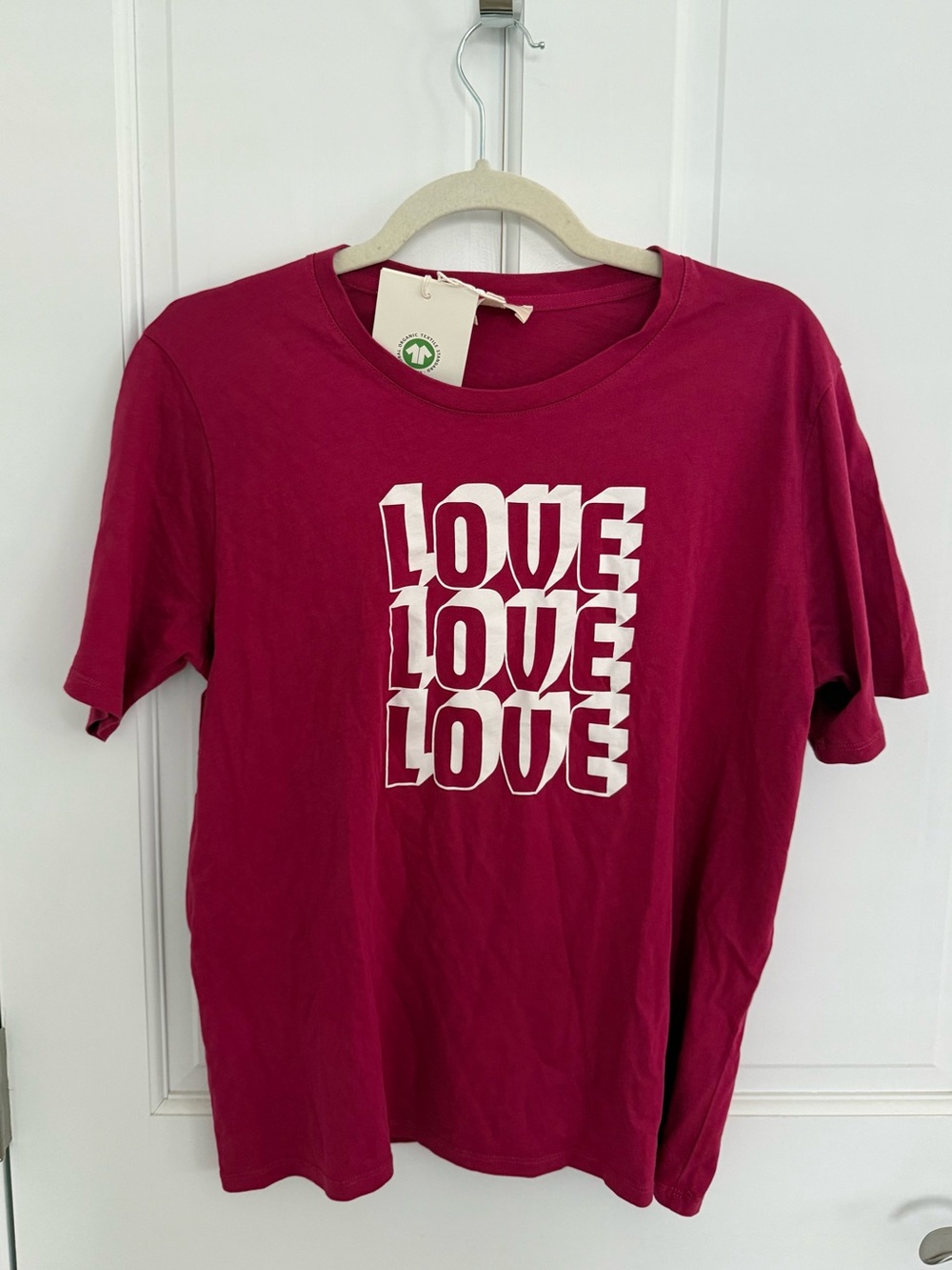 NWT SEZANE Graphic LOVETee size XL